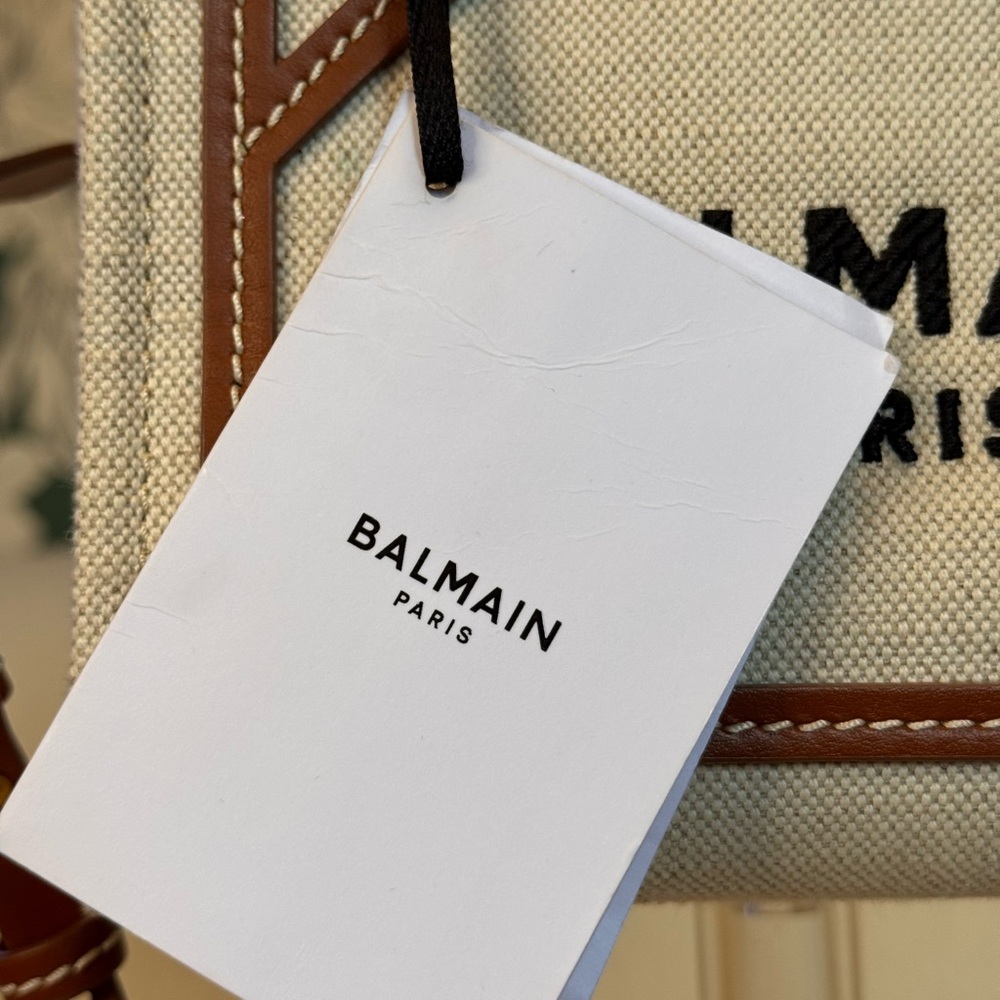 Balmain Paris Authentic B Army Shopper Mini Tote NWT and Dustbag - Picture 3 of 12